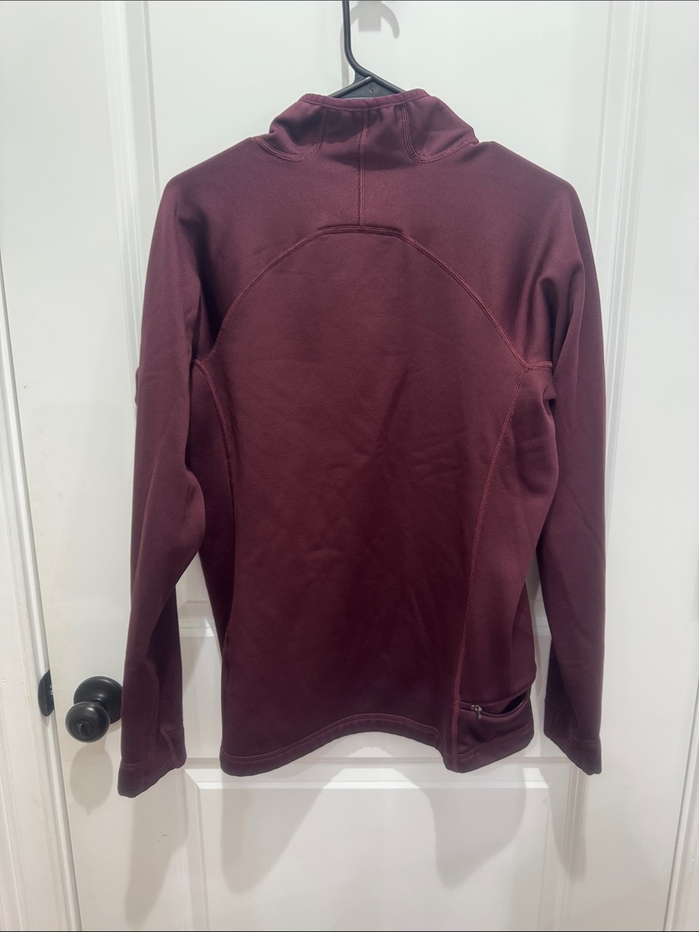 Patagonia Women's Half-Zip Fleece Pullover - Burgundy - Picture 3 of 3